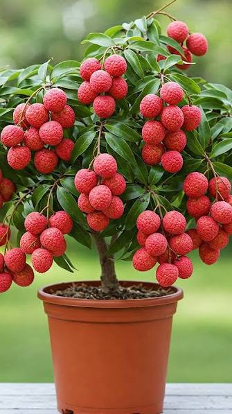 Premium Litchi (Lychee) Live Fruit Plant – High Yield Variety